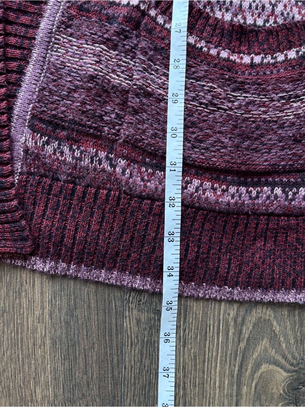 Christopher & Banks Boho Patterned Open-Front Cardigan - Picture 5 of 10